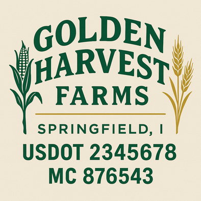 Farm, Farming or Family Farm Custom Truck Door Decal Sticker Signs, 2-Pack