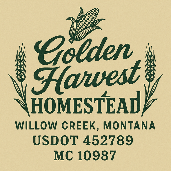 Farm, Farming or Family Farm Custom Truck Door Decal Sticker Signs, 2-Pack