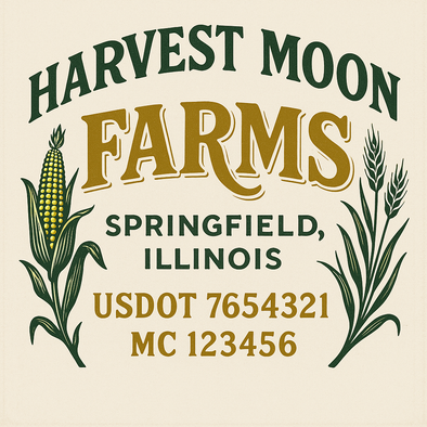 Farm, Farming or Family Farm Custom Truck Door Decal Sticker Signs, 2-Pack
