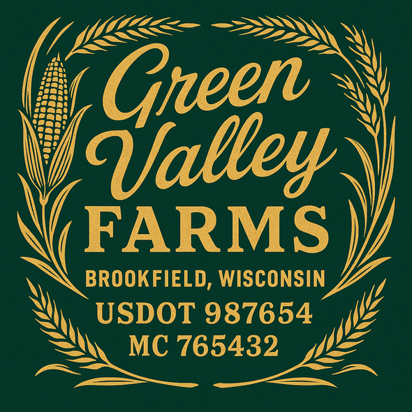 Farm, Farming or Family Farm Custom Truck Door Decal Sticker Signs, 2-Pack