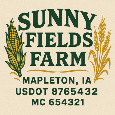 Farm, Farming or Family Farm Custom Truck Door Decal Sticker Signs, 2-Pack