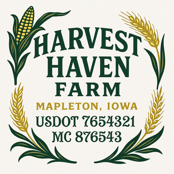 Farm, Farming or Family Farm Custom Truck Door Decal Sticker Signs, 2-Pack