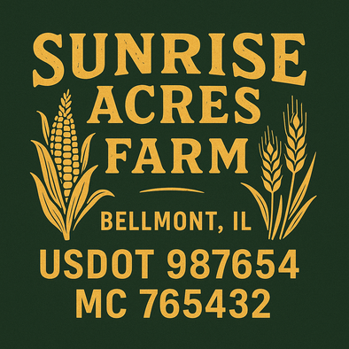 Farm, Farming or Family Farm Custom Truck Door Decal Sticker Signs, 2-Pack