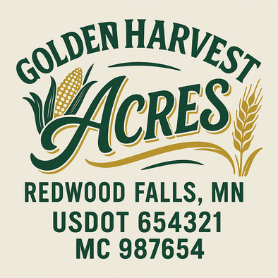 Farm, Farming or Family Farm Custom Truck Door Decal Sticker Signs, 2-Pack