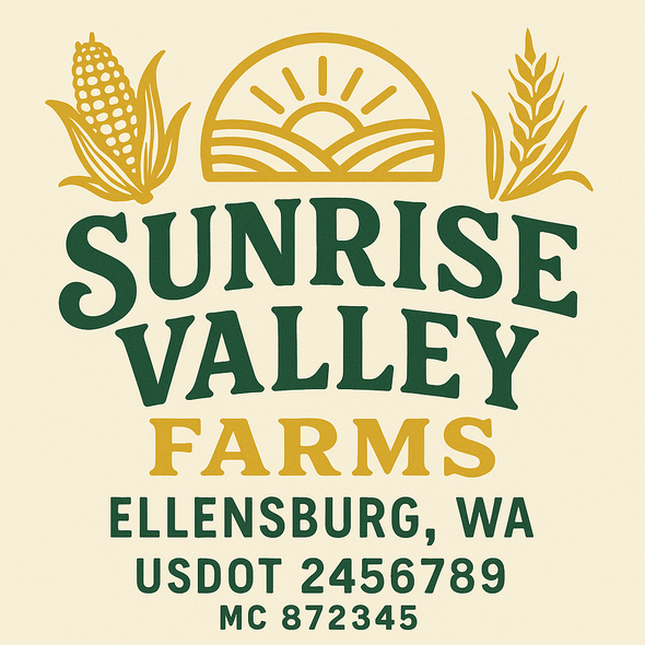 Farm, Farming or Family Farm Custom Truck Door Decal Sticker Signs, 2-Pack