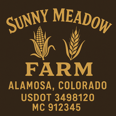 Farm, Farming or Family Farm Custom Truck Door Decal Sticker Signs, 2-Pack