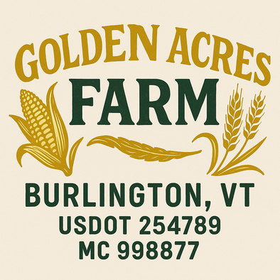 Farm, Farming or Family Farm Custom Truck Door Decal Sticker Signs, 2-Pack