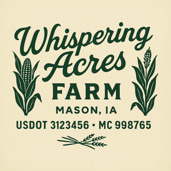 Farm, Farming or Family Farm Custom Truck Door Decal Sticker Signs, 2-Pack