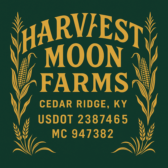 Farm, Farming or Family Farm Custom Truck Door Decal Sticker Signs, 2-Pack