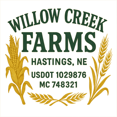 Farm, Farming or Family Farm Custom Truck Door Decal Sticker Signs, 2-Pack