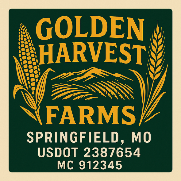 Farm, Farming or Family Farm Custom Truck Door Decal Sticker Signs, 2-Pack