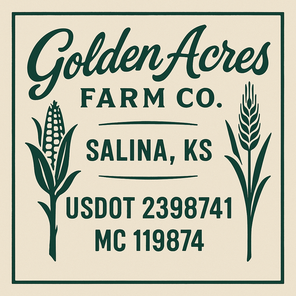 Farm, Farming or Family Farm Custom Truck Door Decal Sticker Signs, 2-Pack