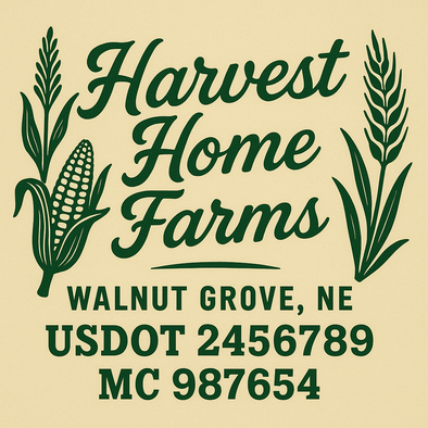 Farm, Farming or Family Farm Custom Truck Door Decal Sticker Signs, 2-Pack