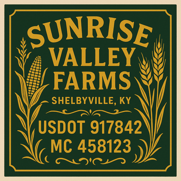 Farm, Farming or Family Farm Custom Truck Door Decal Sticker Signs, 2-Pack