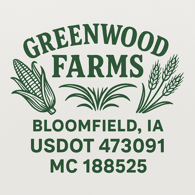 Farm, Farming or Family Farm Custom Truck Door Decal Sticker Signs, 2-Pack