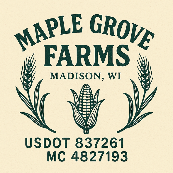 Farm, Farming or Family Farm Custom Truck Door Decal Sticker Signs, 2-Pack