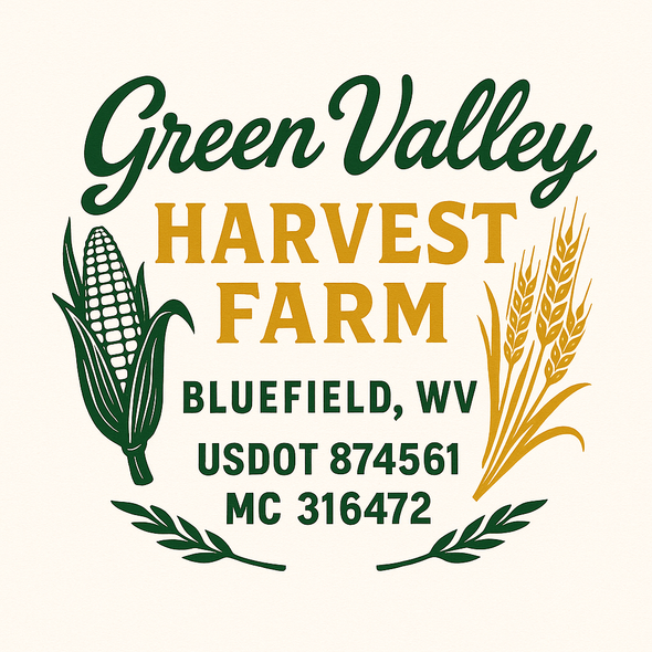 Farm, Farming or Family Farm Custom Truck Door Decal Sticker Signs, 2-Pack