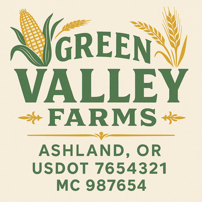 Farm, Farming or Family Farm Custom Truck Door Decal Sticker Signs, 2-Pack