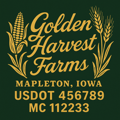 Farm, Farming or Family Farm Custom Truck Door Decal Sticker Signs, 2-Pack