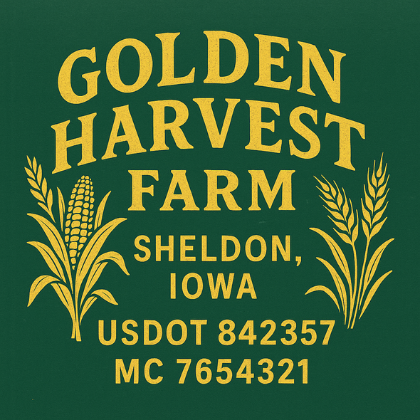 Farm, Farming or Family Farm Custom Truck Door Decal Sticker Signs, 2-Pack