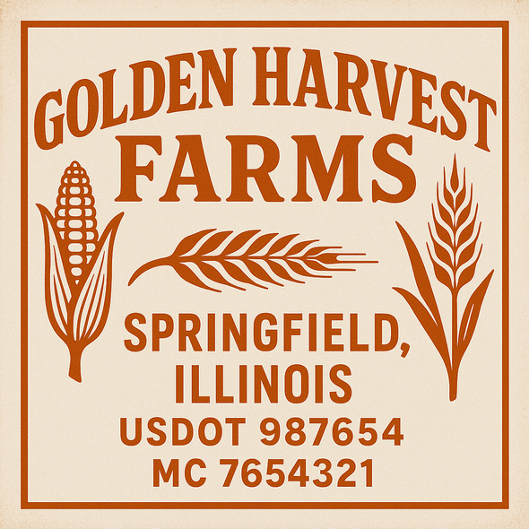 Farm, Farming or Family Farm Custom Truck Door Decal Sticker Signs, 2-Pack