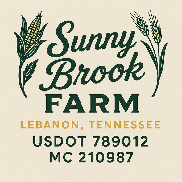 Farm, Farming or Family Farm Custom Truck Door Decal Sticker Signs, 2-Pack