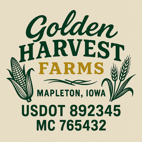 Farm, Farming or Family Farm Custom Truck Door Decal Sticker Signs, 2-Pack