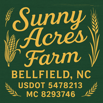 Farm, Farming or Family Farm Custom Truck Door Decal Sticker Signs, 2-Pack