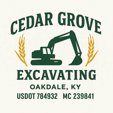 Excavation Company Truck Door Decal Sign For Compliance (2-Pack)