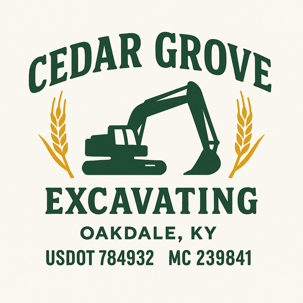 Excavation Company Truck Door Decal Sign For Compliance (2-Pack)