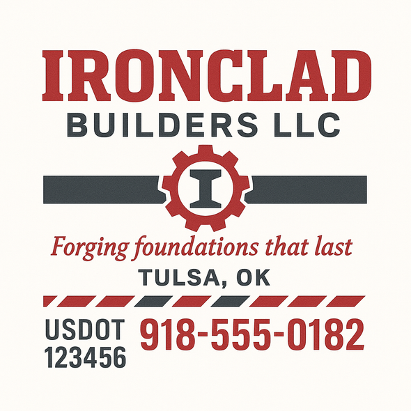 Construction Company Truck Door Decal Sign For Compliance (2-Pack)