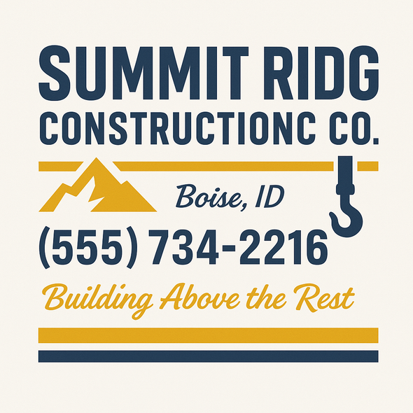 Construction Company Truck Door Decal Sign For Compliance (2-Pack)