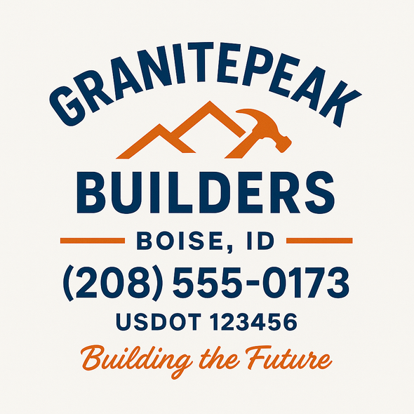 Construction Company Truck Door Decal Sign For Compliance (2-Pack)