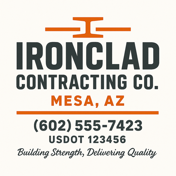 Construction Company Truck Door Decal Sign For Compliance (2-Pack)