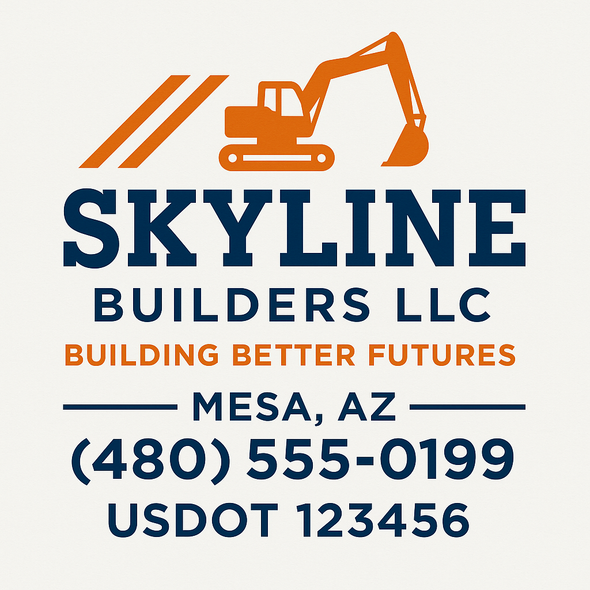 Construction Company Truck Door Decal Sign For Compliance (2-Pack)