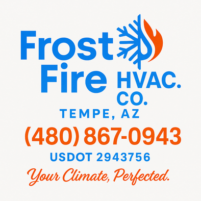 HVAC Company Truck Door Decal Sign For Compliance (2-Pack)