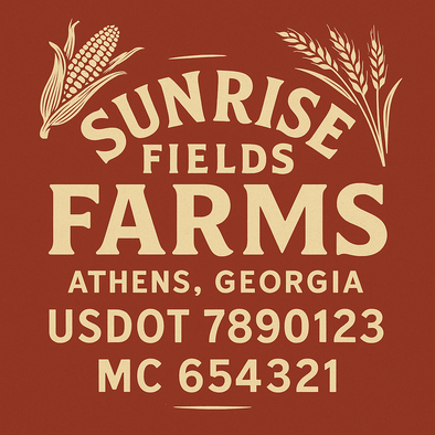 Farm, Farming or Family Farm Custom Truck Door Decal Sticker Signs, 2-Pack