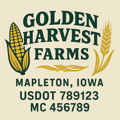 Farm, Farming or Family Farm Custom Truck Door Decal Sticker Signs, 2-Pack