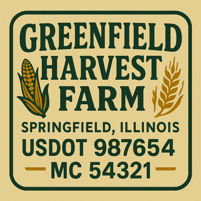 Farm, Farming or Family Farm Custom Truck Door Decal Sticker Signs, 2-Pack