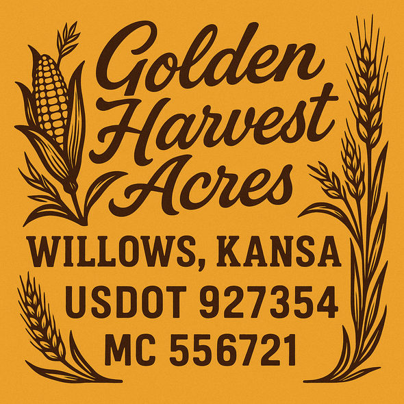 Farm, Farming or Family Farm Custom Truck Door Decal Sticker Signs, 2-Pack