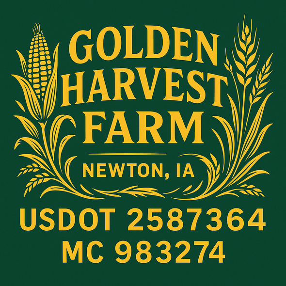 Farm, Farming or Family Farm Custom Truck Door Decal Sticker Signs, 2-Pack