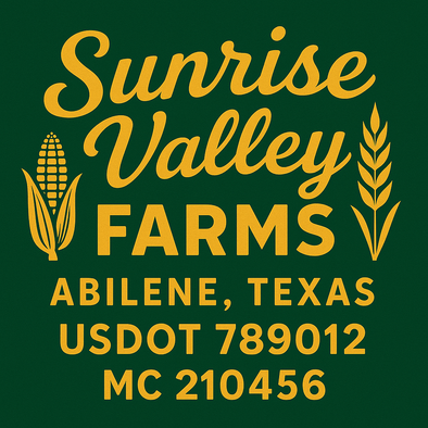 Farm, Farming or Family Farm Custom Truck Door Decal Sticker Signs, 2-Pack