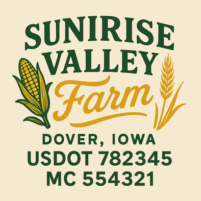 Farm, Farming or Family Farm Custom Truck Door Decal Sticker Signs, 2-Pack