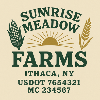 Farm, Farming or Family Farm Custom Truck Door Decal Sticker Signs, 2-Pack