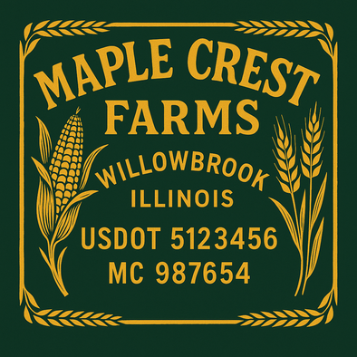 Farm, Farming or Family Farm Custom Truck Door Decal Sticker Signs, 2-Pack