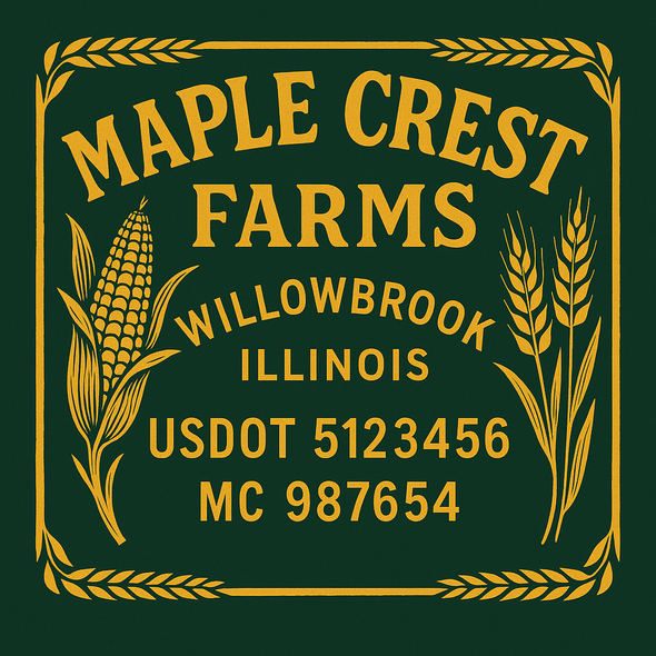 Farm, Farming or Family Farm Custom Truck Door Decal Sticker Signs, 2-Pack