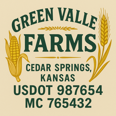 Farm, Farming or Family Farm Custom Truck Door Decal Sticker Signs, 2-Pack