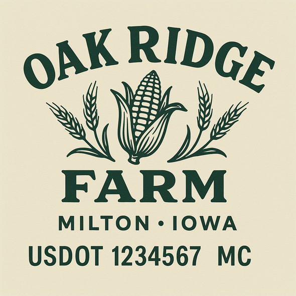 Farm, Farming or Family Farm Custom Truck Door Decal Sticker Signs, 2-Pack