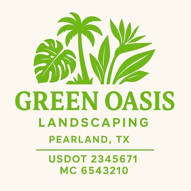 Landscaping & Lawn Care Custom Truck Door Decal Sticker Sign, 2-Pack