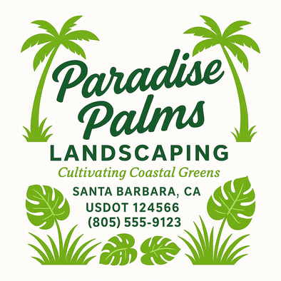 Landscaping & Lawn Care Custom Truck Door Decal Sticker Sign, 2-Pack